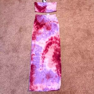 NWOT Fashion Nova 2 piece matching skirt set